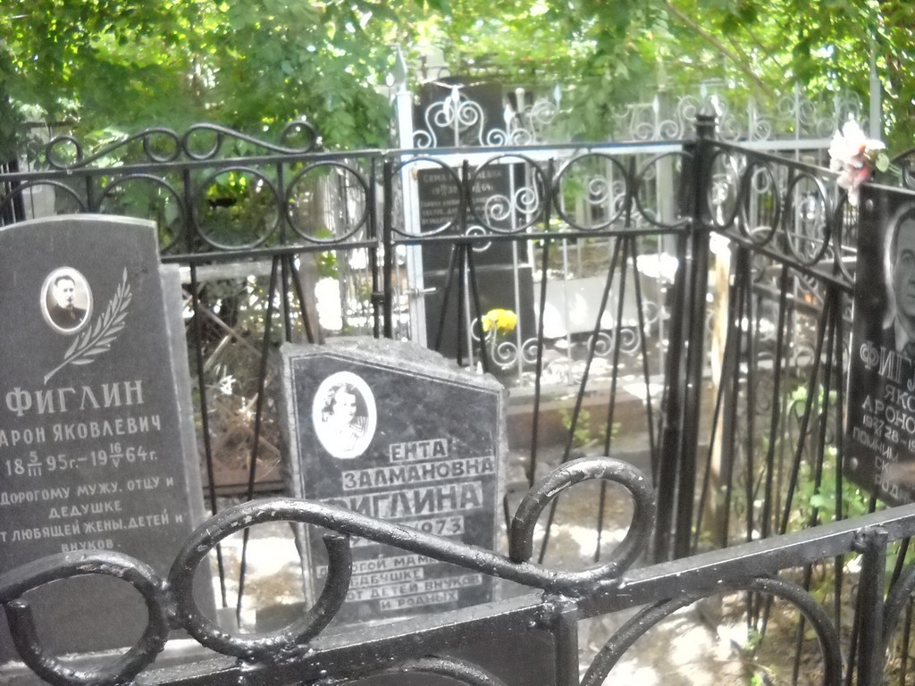 Фиглин Яков Аронович, Саратов, Еврейское кладбище